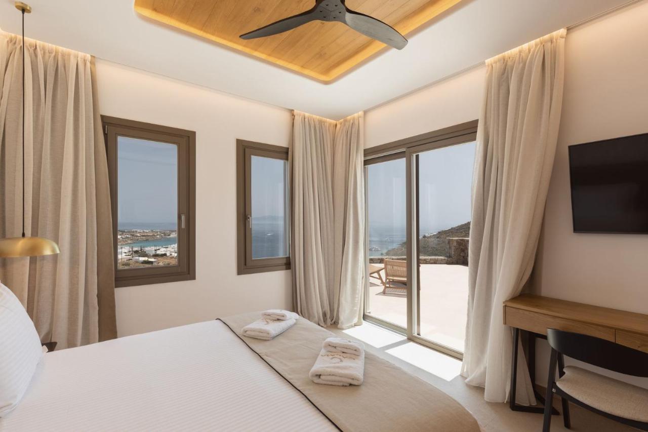Calma Suites Mykonos プサロウ エクステリア 写真