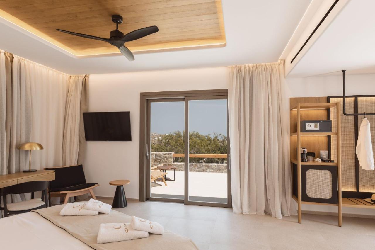 Calma Suites Mykonos プサロウ エクステリア 写真