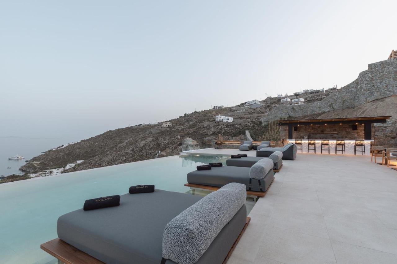 Calma Suites Mykonos プサロウ エクステリア 写真